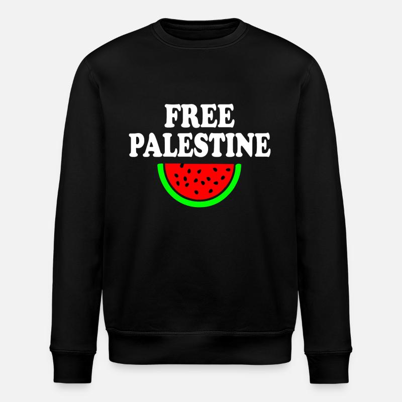 Free palestine - Stanley/Stella Unisex Bio-Sweatshirt ROLLER - Schwarz