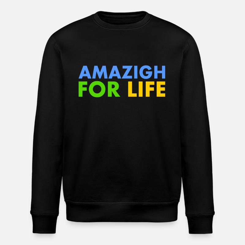 Amazigh for life - Sweat bio ROLLER Stanley/Stella Unisexe - noir