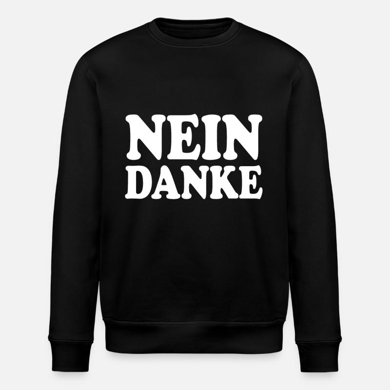 Nein danke - Stanley/Stella Unisex Bio-Sweatshirt ROLLER - Schwarz