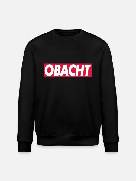 Obacht - Stanley/Stella Unisex Bio-Sweatshirt ROLLER - Schwarz