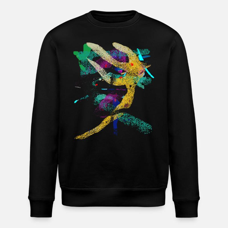 Art Patterns - Stanley/Stella ROLLER Unisex Organic Sweatshirt - black