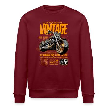 Motorrad Geburtstag 2011 - Stanley/Stella Unisex Bio-Sweatshirt ROLLER - Burgunderrot - Vorne - Nik (191cm)