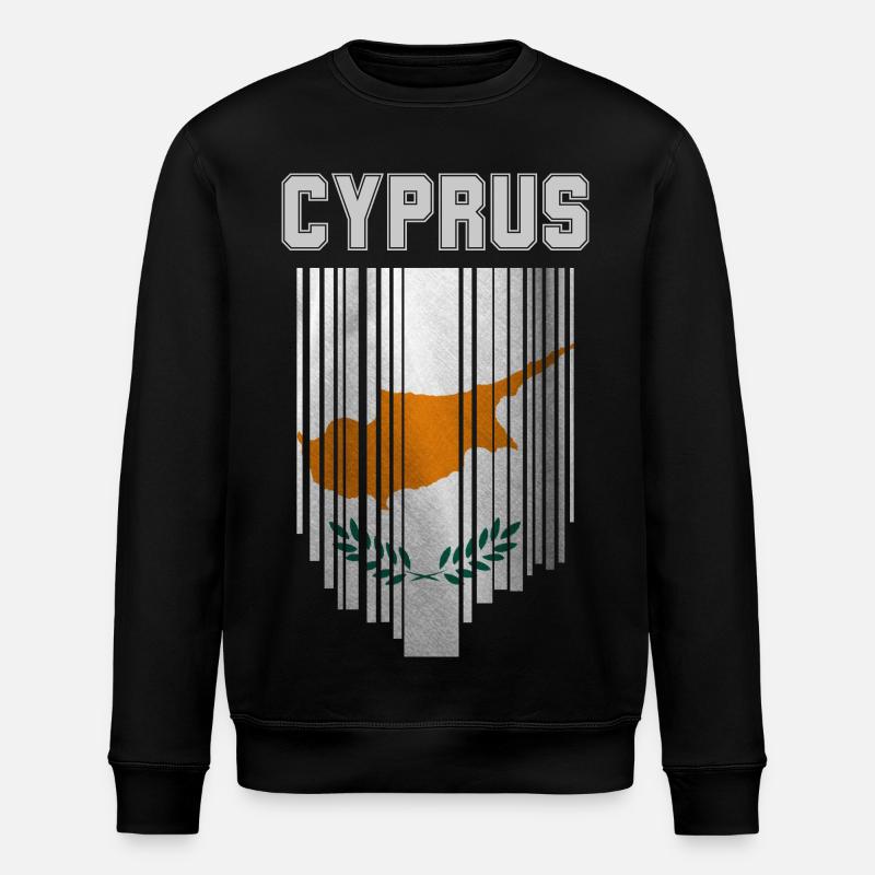 Drapeau chypriote, fierté chypriote - Sweat bio ROLLER Stanley/Stella Unisexe - noir