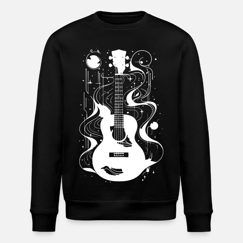 Dessin de ukulélé - Sweat bio ROLLER Stanley/Stella Unisexe - noir