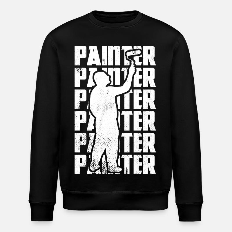 Master painter - Stanley/Stella ROLLER Unisex Organic Sweatshirt - black