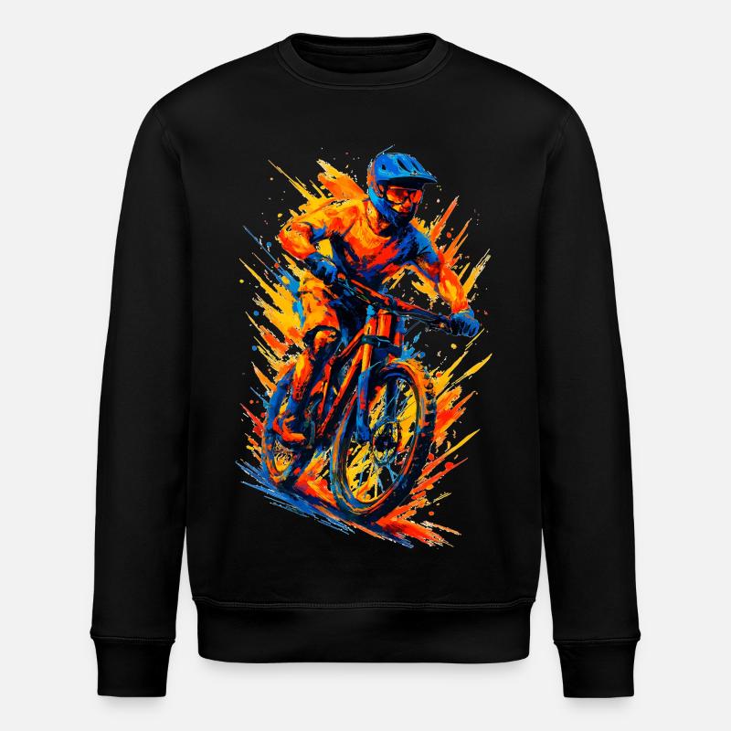 Cadeau cool pour VTTT VTT, - Sweat bio ROLLER Stanley/Stella Unisexe - noir