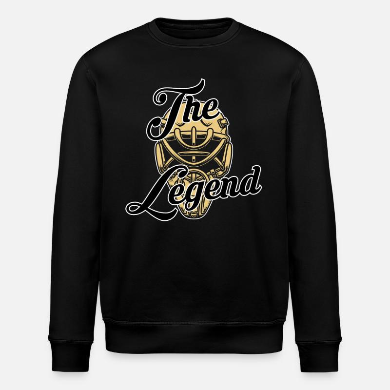 Die Legende - Stanley/Stella Unisex Bio-Sweatshirt ROLLER - Schwarz