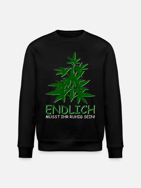 Cannabis Legal - Stanley/Stella ROLLER Unisex Organic Sweatshirt - black