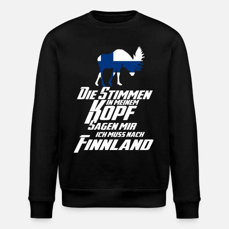 Die Stimme Finnland - Stanley/Stella Unisex Bio-Sweatshirt ROLLER - Schwarz