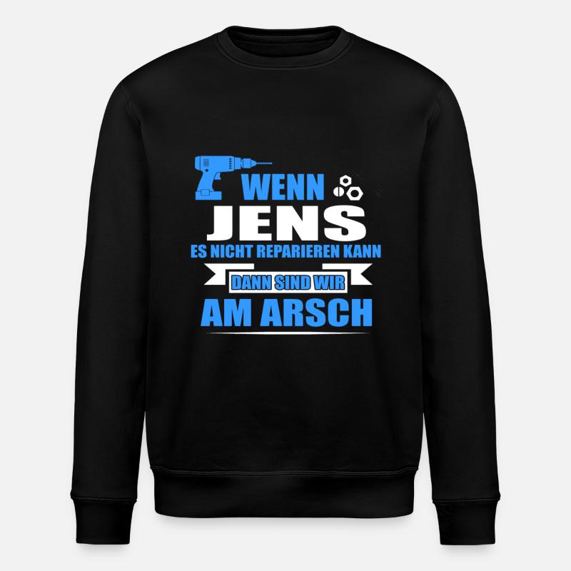 JENS-Geschenk - Stanley/Stella Unisex Bio-Sweatshirt ROLLER - Schwarz