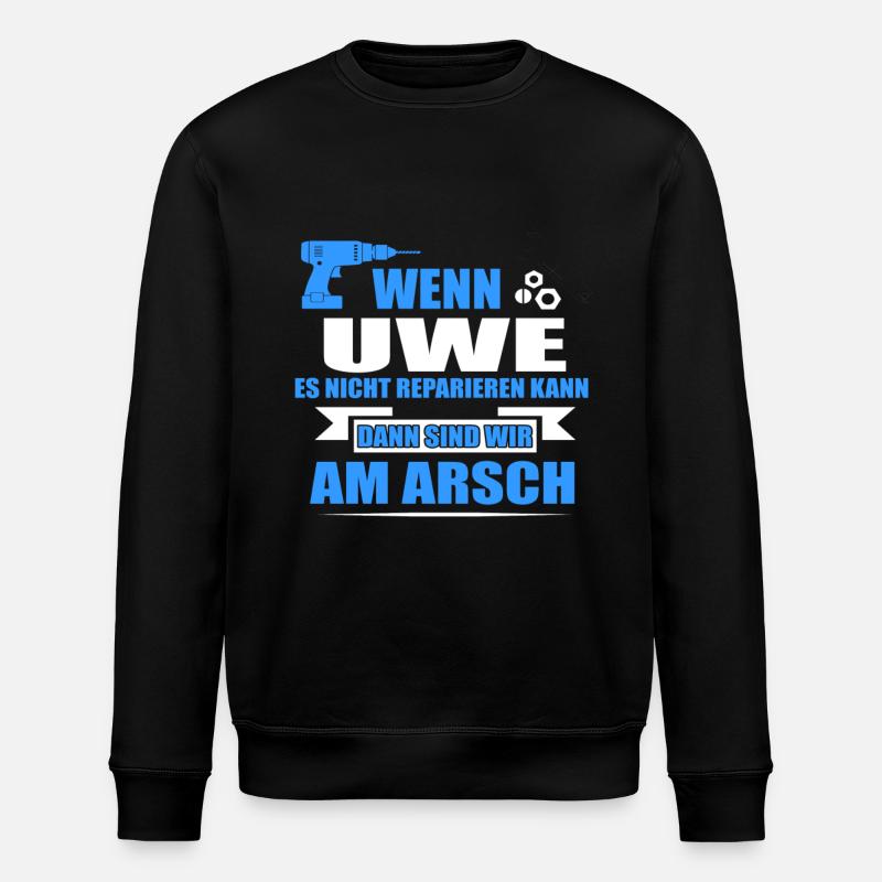 UWE-Geschenk - Stanley/Stella Unisex Bio-Sweatshirt ROLLER - Schwarz