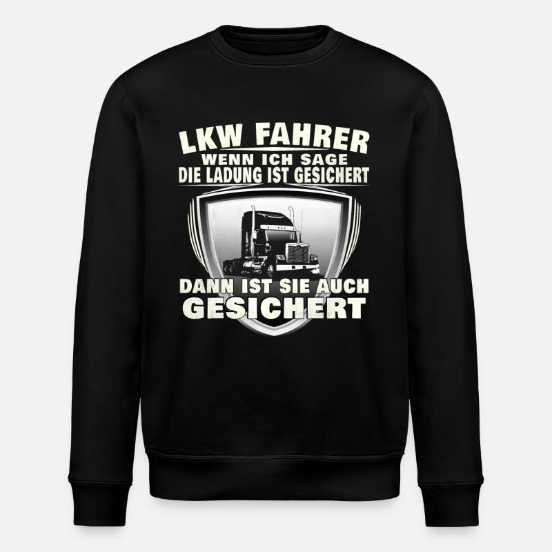 LKW Fahrer - Stanley/Stella Unisex Bio-Sweatshirt ROLLER - Schwarz