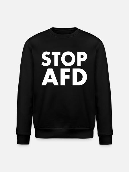 Stop afd - Stanley/Stella Unisex Bio-Sweatshirt ROLLER - Schwarz