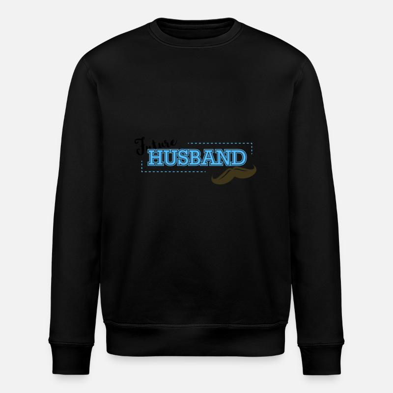 Wedding - Future Husband - Gift - Stanley/Stella ROLLER Unisex Organic Sweatshirt - black