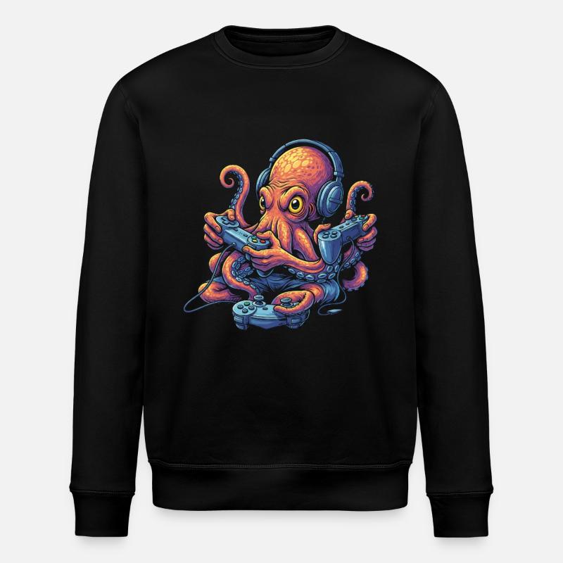 Gambling Octopus – My Gaming Octopus - Sweat bio ROLLER Stanley/Stella Unisexe - noir
