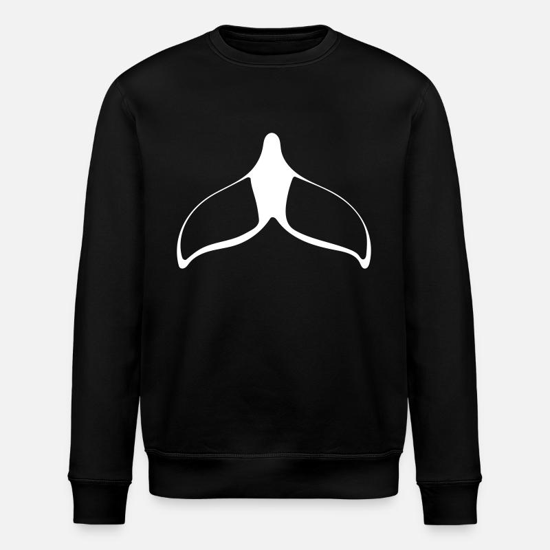Flosse - Stanley/Stella Unisex Bio-Sweatshirt ROLLER - Schwarz