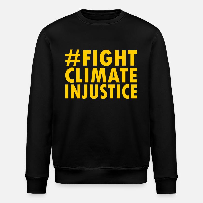 Fight climate injustice - Stanley/Stella Unisex Bio-Sweatshirt ROLLER - Schwarz