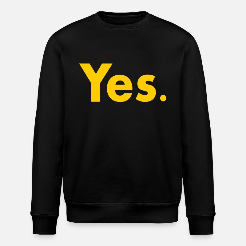 Yes - Stanley/Stella Unisex Bio-Sweatshirt ROLLER - Schwarz