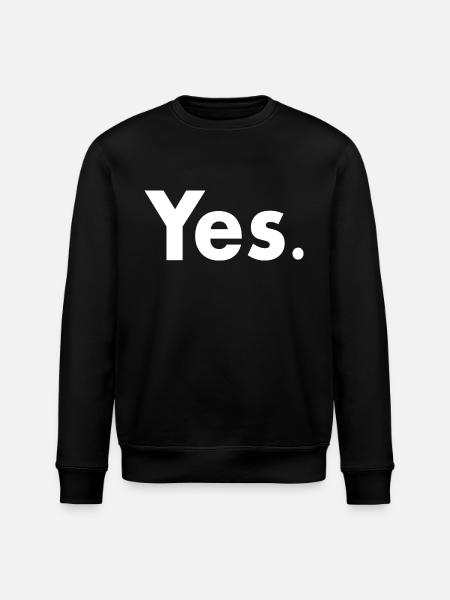 Yes - Sweat bio ROLLER Stanley/Stella Unisexe - noir