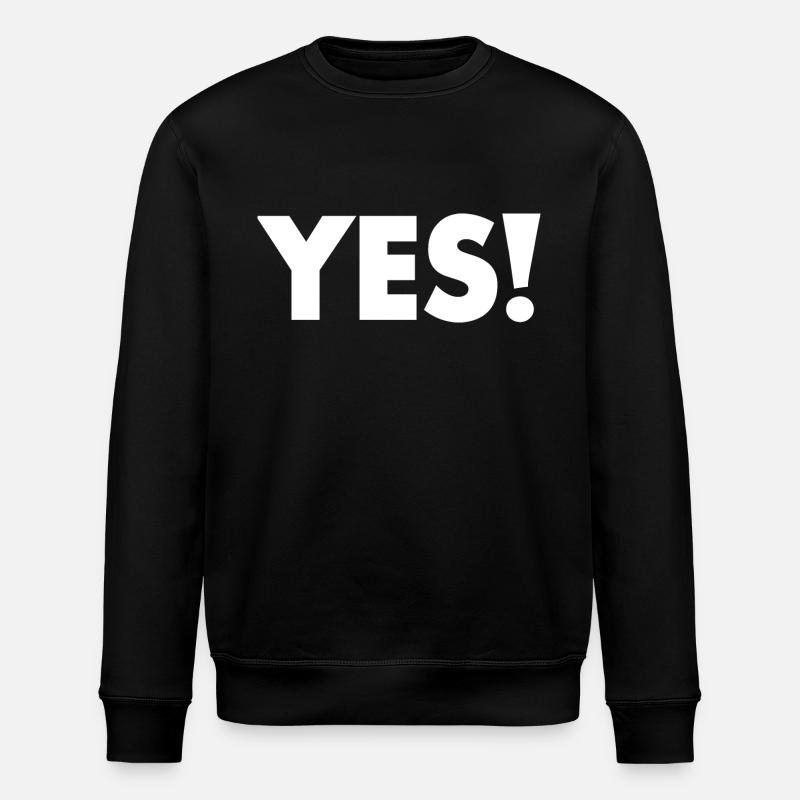 Yes - Stanley/Stella Unisex Bio-Sweatshirt ROLLER - Schwarz