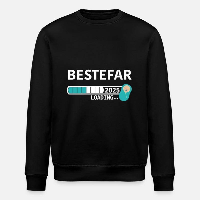 Bestefar 2025 - Stanley/Stella ROLLER Unisex Organic Sweatshirt - black