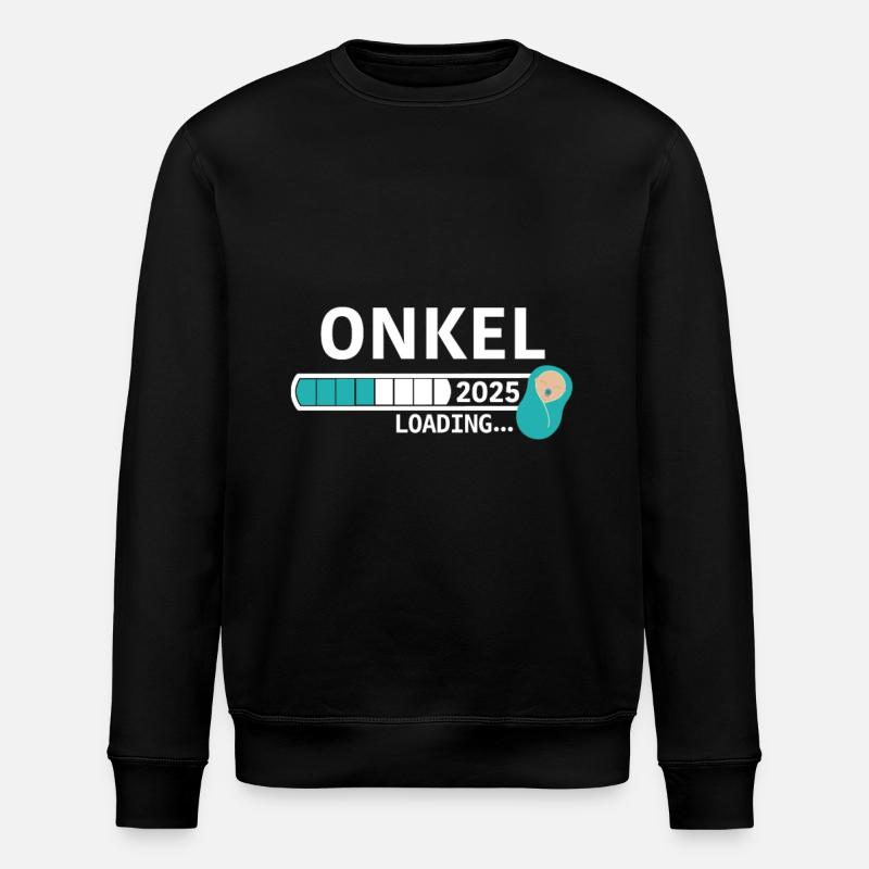Onkel 2025 - Stanley/Stella Unisex Bio-Sweatshirt ROLLER - Schwarz