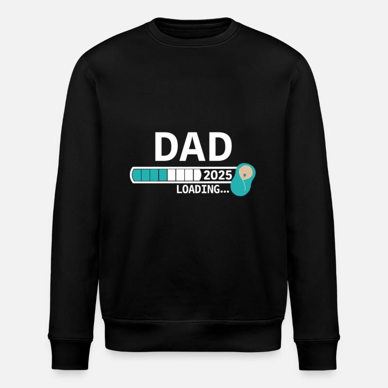 Dad 2025 loading... - Stanley/Stella Unisex Bio-Sweatshirt ROLLER - Schwarz