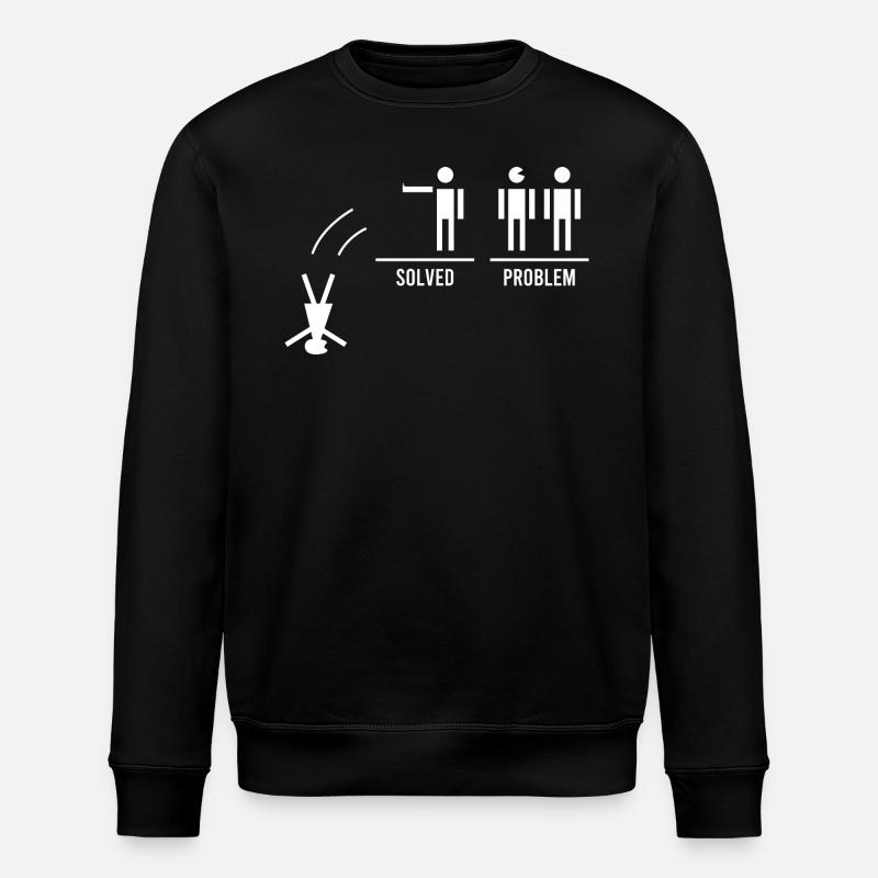 Drôle - Sweat bio ROLLER Stanley/Stella Unisexe - noir