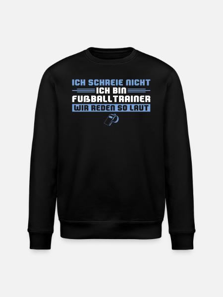 Fußballverein Torwarttrainer Fußballtrainer - Stanley/Stella Unisex Bio-Sweatshirt ROLLER - Schwarz