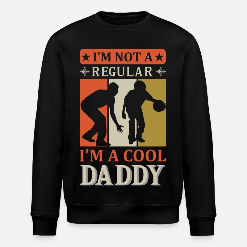 Papa Cool Shirt Papa drôle - Sweat bio ROLLER Stanley/Stella Unisexe - noir