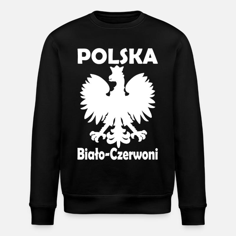 POLSKA - Stanley/Stella ROLLER Unisex Organic Sweatshirt - black