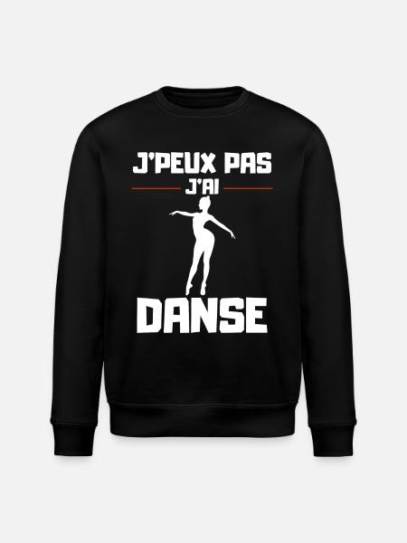 I Can't I Danced - Stanley/Stella ROLLER Unisex Organic Sweatshirt - black