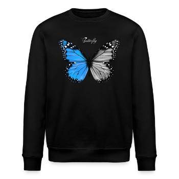 Battery Graphic - Stanley/Stella ROLLER Unisex Organic Sweatshirt - black - Front - Nik (191cm)