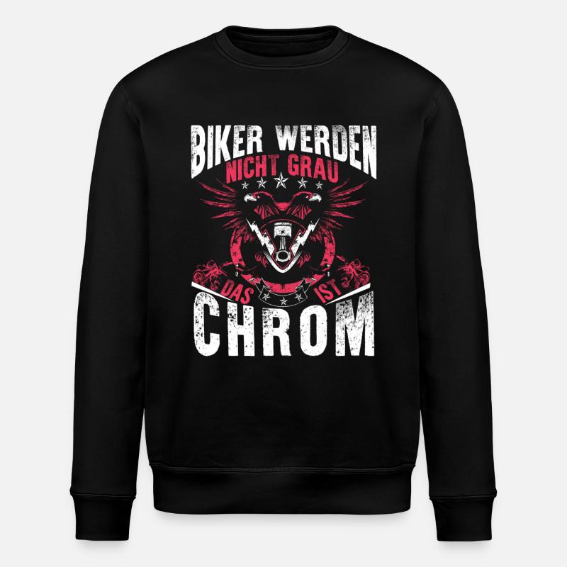 Motorrad - Stanley/Stella Unisex Bio-Sweatshirt ROLLER - Schwarz