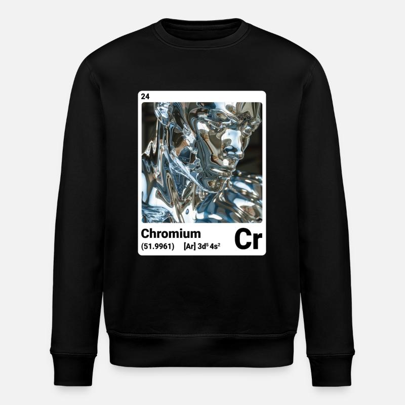 AI am Chrom (wt) - Stanley/Stella Unisex Bio-Sweatshirt ROLLER - Schwarz