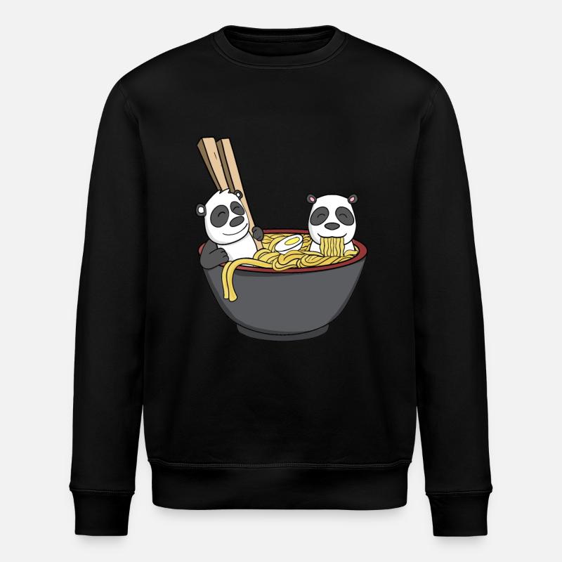 Kawaii Japan Panda Ramen - Sweat bio ROLLER Stanley/Stella Unisexe - noir