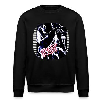 HOT (COVER/IMAGE) !! - Stanley/Stella ROLLER Unisex Organic Sweatshirt - black - Front - Nik (191cm)