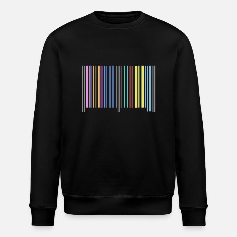 barcode - Stanley/Stella ROLLER Unisex Organic Sweatshirt - black