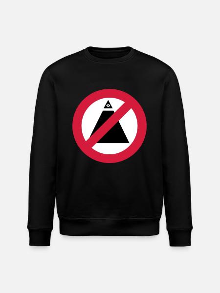 No-Illuminati - Sweat bio ROLLER Stanley/Stella Unisexe - noir