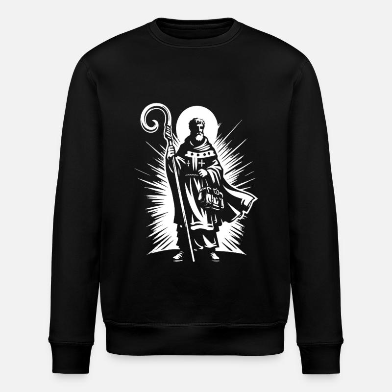 Saint-Nicolas – Design classique - Sweat bio ROLLER Stanley/Stella Unisexe - noir