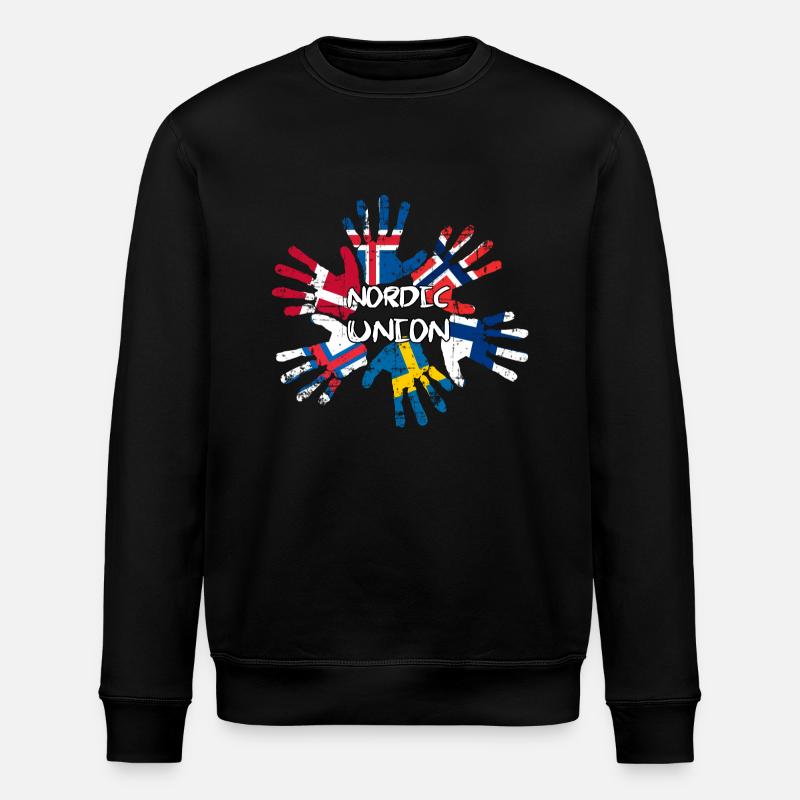 Nordic Union - Stanley/Stella Unisex Bio-Sweatshirt ROLLER - Schwarz