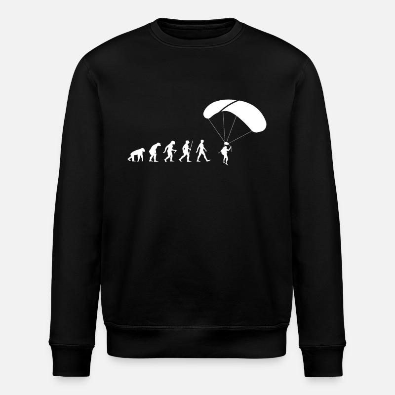 Evolution Paragleiten - Stanley/Stella Unisex Bio-Sweatshirt ROLLER - Schwarz