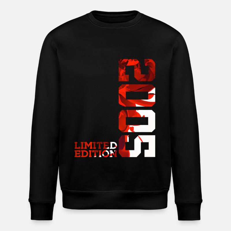 21E ANNIVERSAIRE 21 ANS ÉDITION LIMITÉE 2005 - Sweat bio ROLLER Stanley/Stella Unisexe - noir