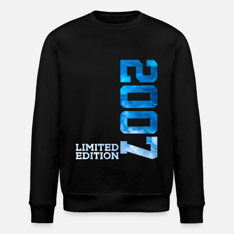 19TH BIRTHDAY LIMITED EDITION 2007 - Stanley/Stella ROLLER Unisex Organic Sweatshirt - black
