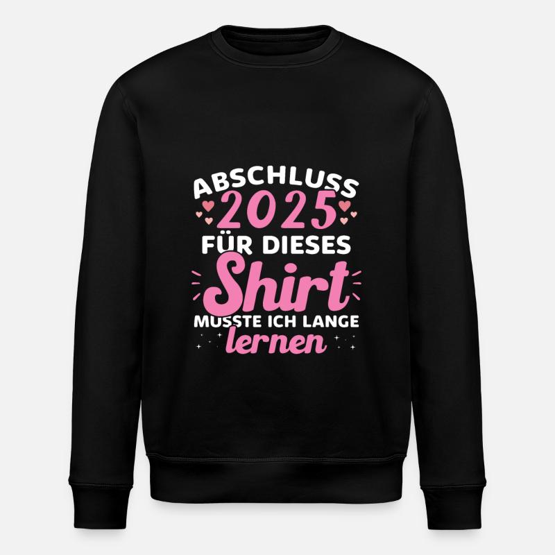 Abschluss 2025 Abschluss der Realschule - Stanley/Stella Unisex Bio-Sweatshirt ROLLER - Schwarz