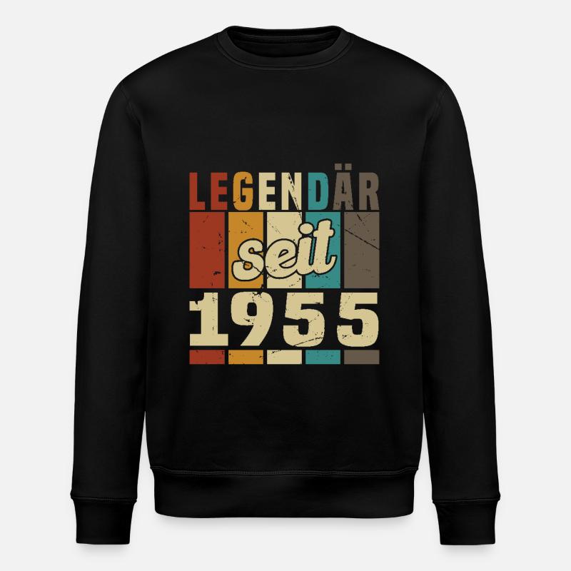 Legend since 1955 - Stanley/Stella ROLLER Unisex Organic Sweatshirt - black