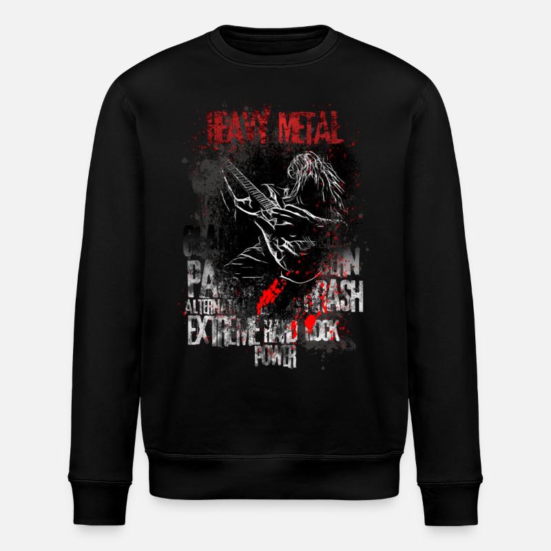 Heavy Metal - Stanley/Stella Unisex Bio-Sweatshirt ROLLER - Schwarz