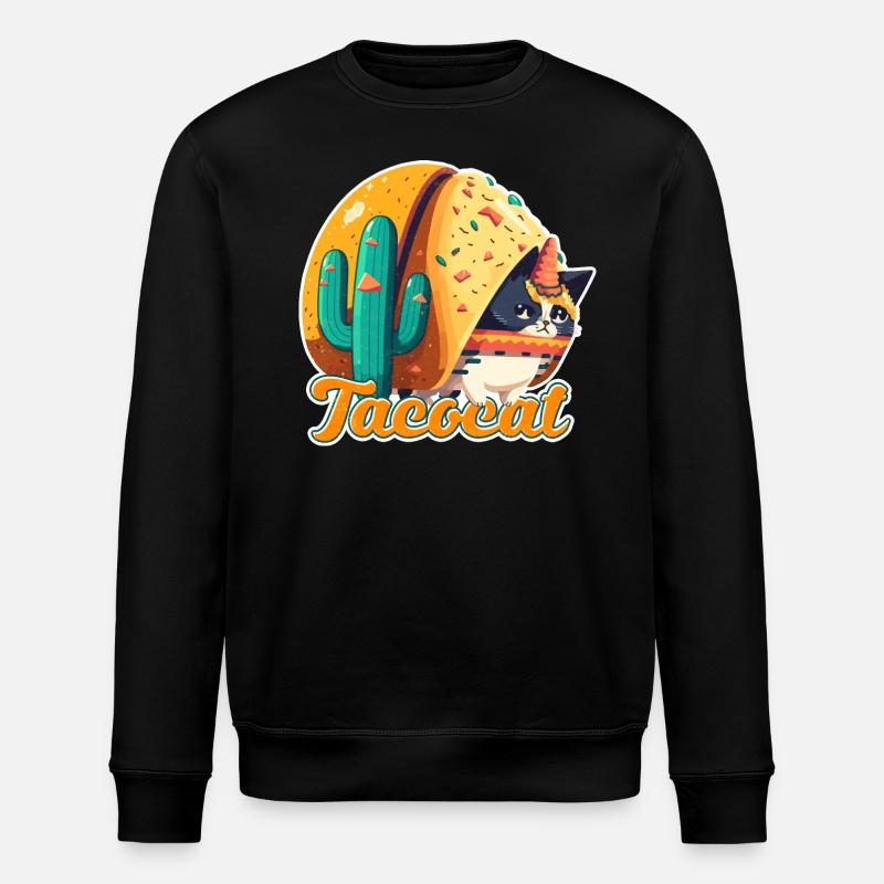 Funny Animals Graphic - Stanley/Stella ROLLER Unisex Organic Sweatshirt - black