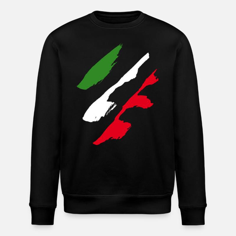 Drapeau de style italien - Sweat bio ROLLER Stanley/Stella Unisexe - noir