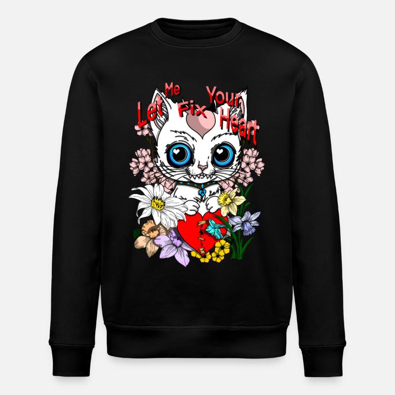 Heart repair - Stanley/Stella Unisex Bio-Sweatshirt ROLLER - Schwarz